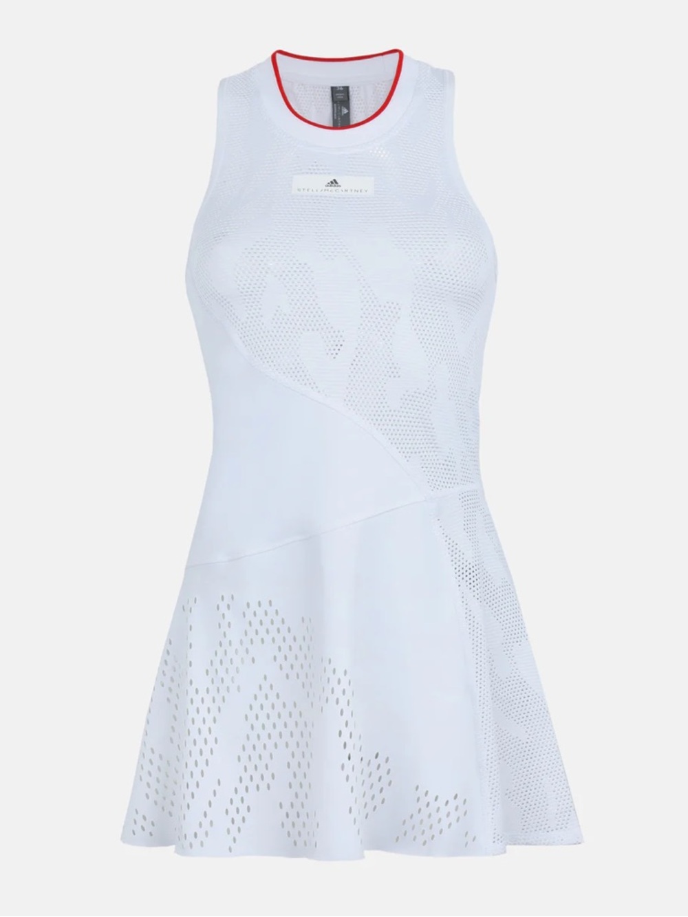 Adidas by Stella McCartney White Mini Tennis Cut Out Dress size 40 Medium - Picture 2 of 8